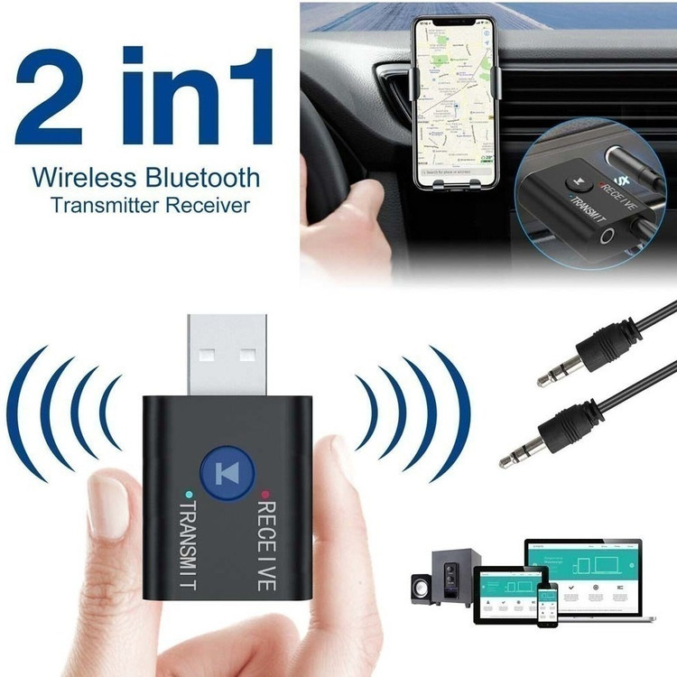 کارت دوکاره صدای usb - بلوتوث (دانگل دوکاره گیرنده و فرستنده صدای بلوتوث TR6)
