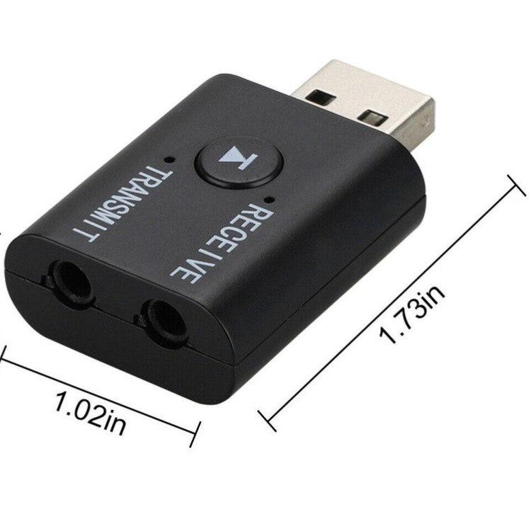 کارت دوکاره صدای usb - بلوتوث (دانگل دوکاره گیرنده و فرستنده صدای بلوتوث TR6)