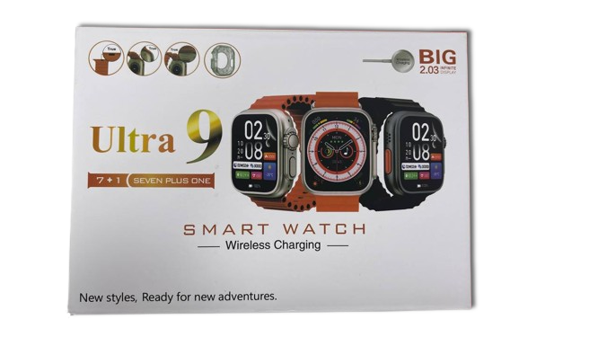 ساعت هوشمند ULTRA 9 BIG به همراه 7 بند