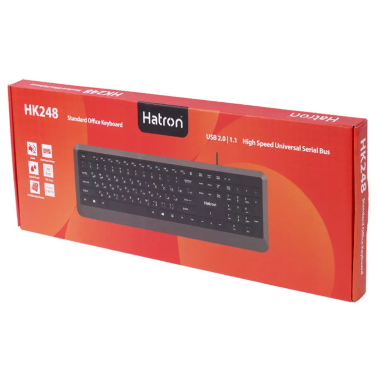 کیبورد با سیم هترون مدل HK248