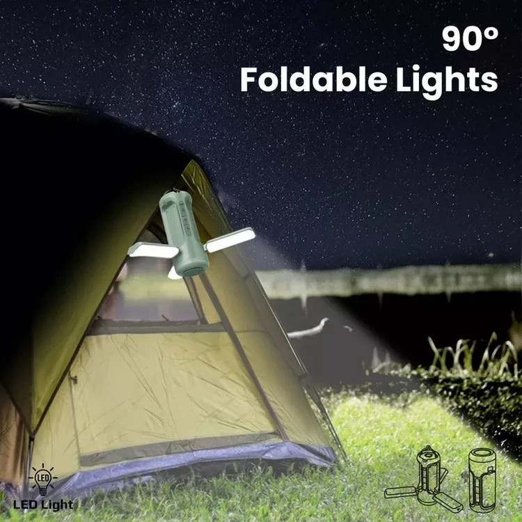 پاوربانک Promate 12W 6000mAh مدل CampMate-4 (چراغ قوه و چراغ اضطراری)