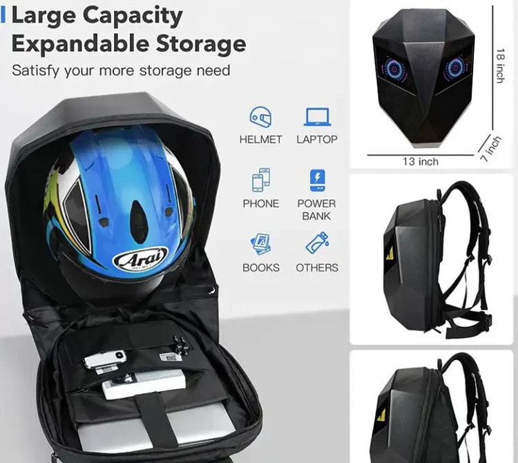 کوله پشتی هوشمند با صفحه نمایش LOY smart screen backpack