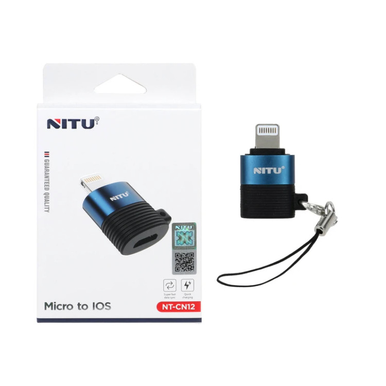 تبدیل micro USB به لایتنینگ نیتو مدل CN12