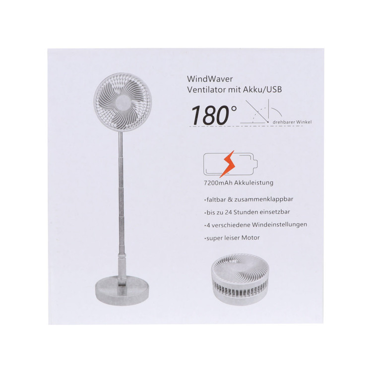 پنکه شارژی رومیزی مدل FH-2058