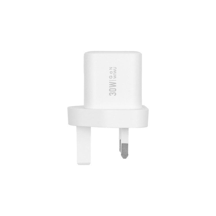 شارژر دیواری سه پین فست و PD تک پورت Wiwu مدل U006UK 30W