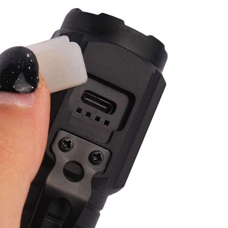 چراغ قوه پلیسی USB LED Flashlight