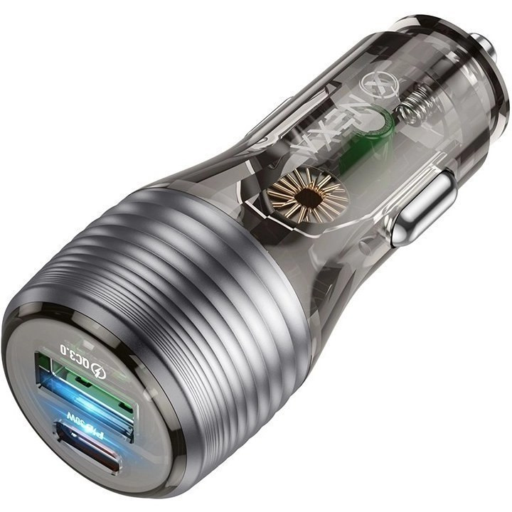 شارژر فندکی نکسا مدل R230 توان ۴۸ وات دو پورت