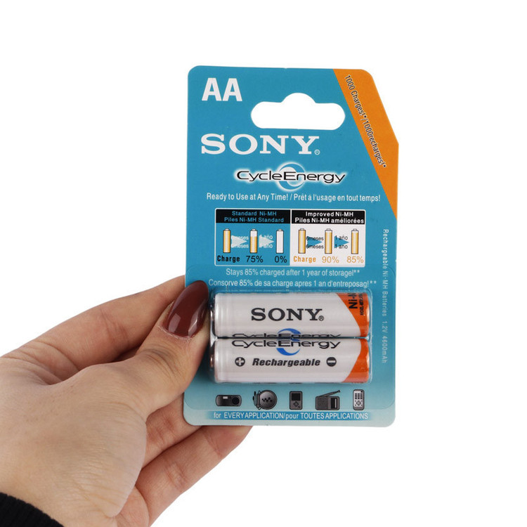 باتری قلمی شارژی Sony Cycle Energy Ni-MH AA 4600mAh