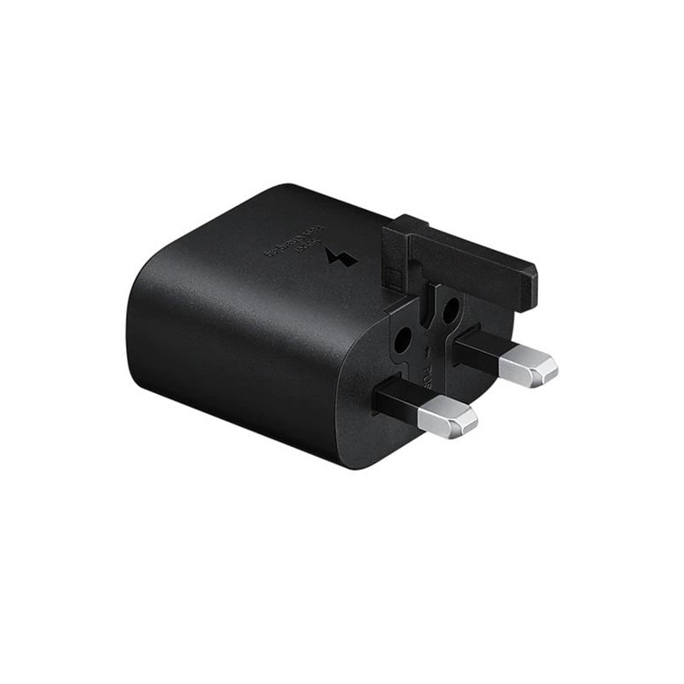 شارژر دیواری سه پین فست و PD تک پورت SAMSUNG Type-C مدل CH 25W