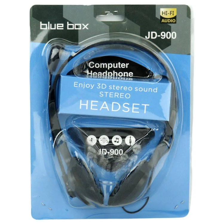 هدست با سیم blue box مدل JD-900