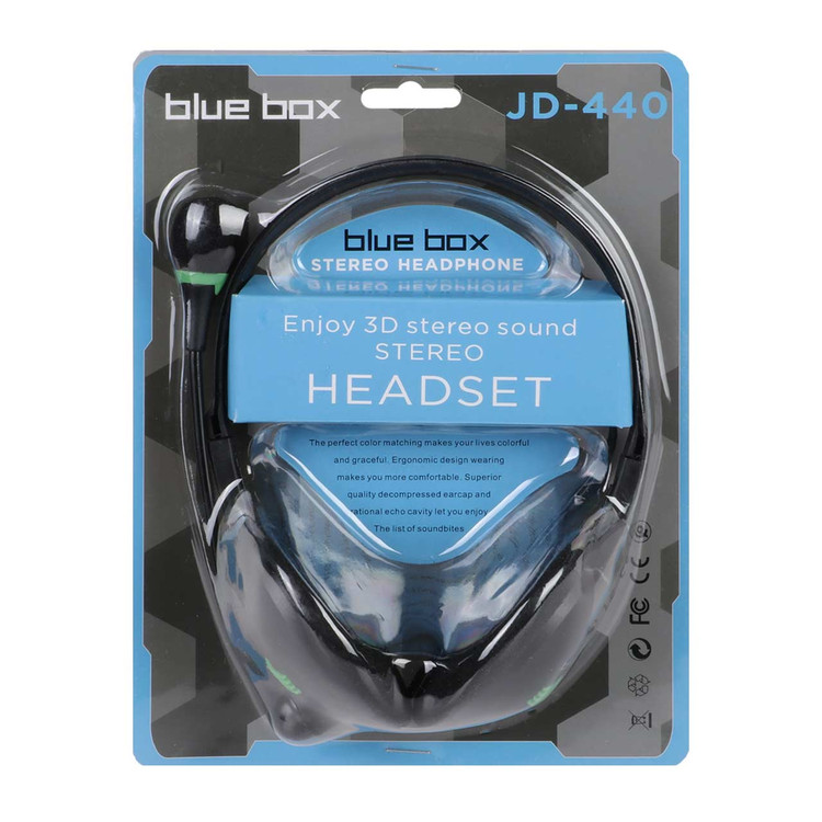 هدست با سیم blue box مدل JD-440