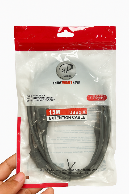 کابل افزایش طول USB 2.0 طول 1.5 متر xp