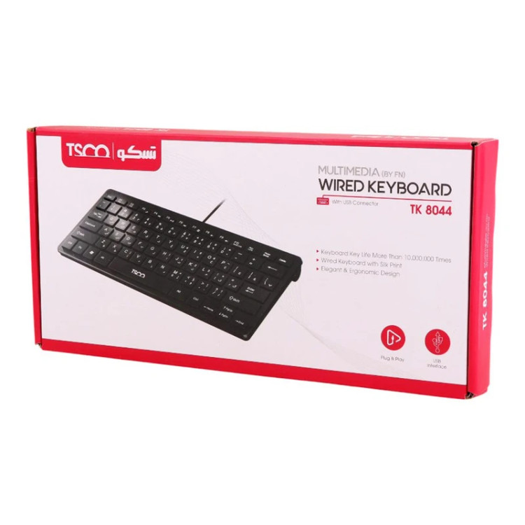 کیبورد مینی تسکو مدل TK 8044