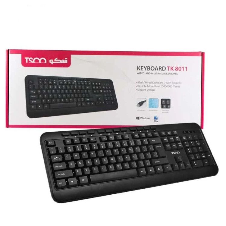 کیبورد باسیم تسکو مدل TKM 8011