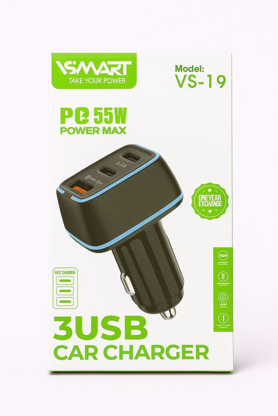 شارژر فندکی 55 وات VSMART VS-19