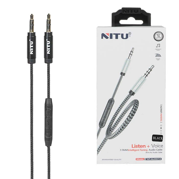 کابل Aux میکروفون دار نیتو NITU NT-AUX14