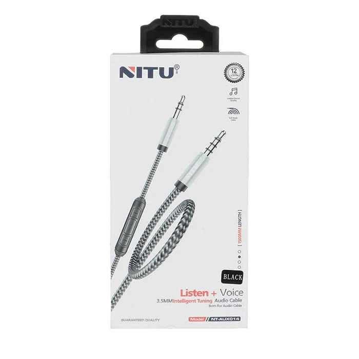 کابل Aux میکروفون دار نیتو NITU NT-AUX14