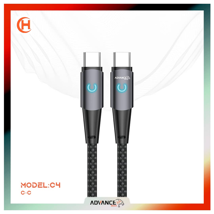 کابل دوطرف تایپ سی Advanced مدل A-C4