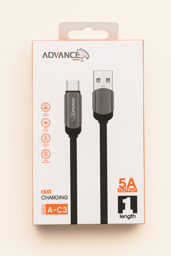 کابل تایپ سی Advanced مدل A-C3