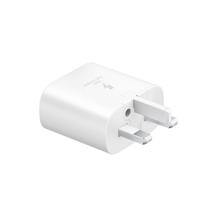 شارژر دیواری سه پین فست و PD تک پورت SAMSUNG Type-C مدل CH 25W