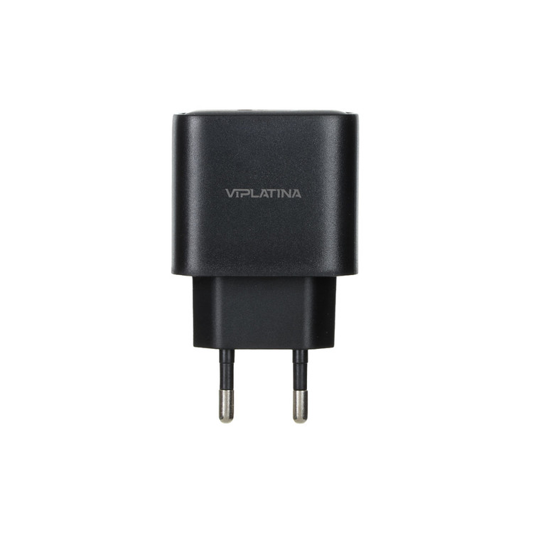شارژر دیواری فست و PD تک پورت VIPLATINA مدل VC66 25W