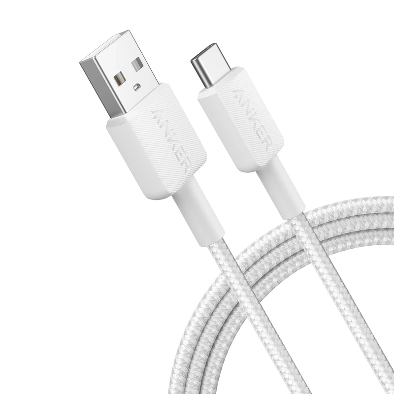 کابل شارژ 1.8 متری بافته شده ANKER Type-C مدل A81H6H21