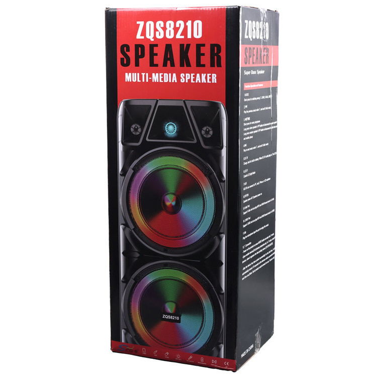 اسپیکر بوم باکس چمدانی Sing-E ZQS8210 + میکروفون و ریموت