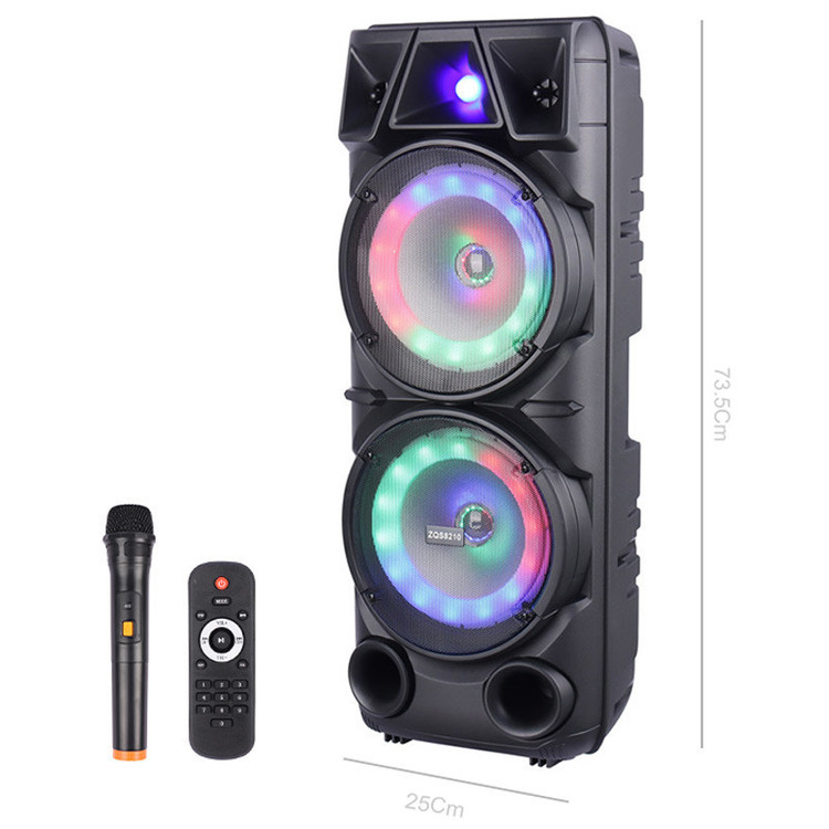 اسپیکر بوم باکس چمدانی Sing-E ZQS8210 + میکروفون و ریموت