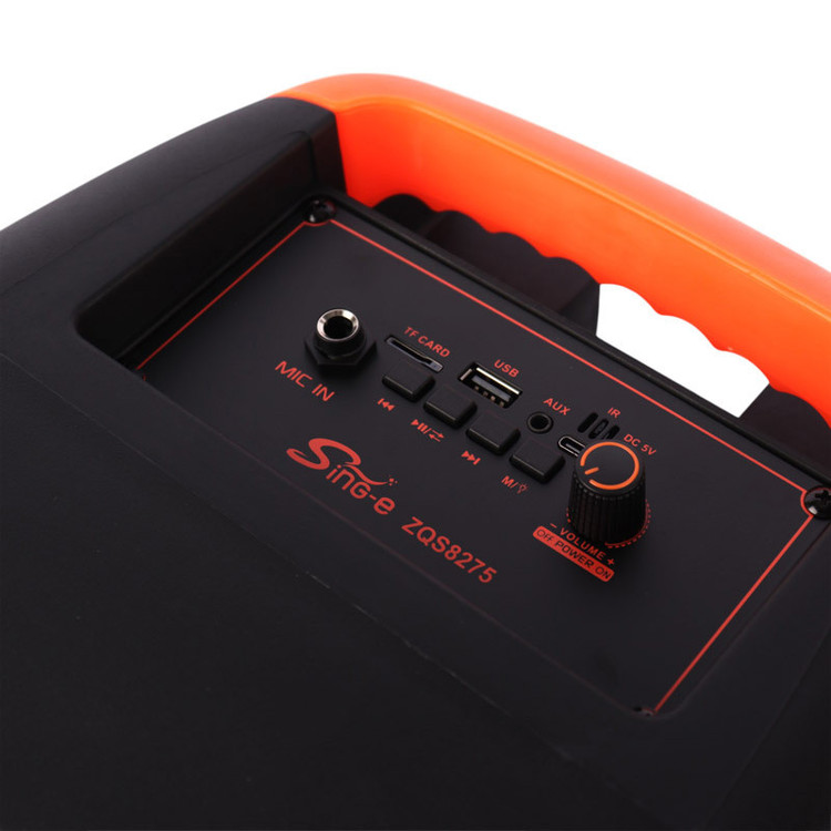 اسپیکر بوم باکس چمدانی Sing-E ZQS8275 + میکروفون و ریموت