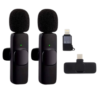 میکروفون بی سیم Type-C / Lightning مدل K9 (دو میکروفون)