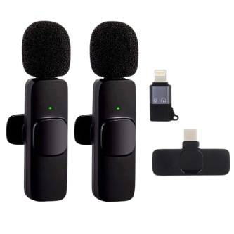 میکروفون بی سیم Type-C / Lightning مدل K9 (دو میکروفون)