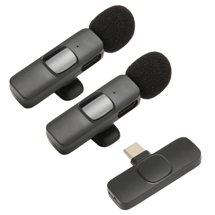میکروفون بی سیم Type-C / Lightning مدل K9 (دو میکروفون)