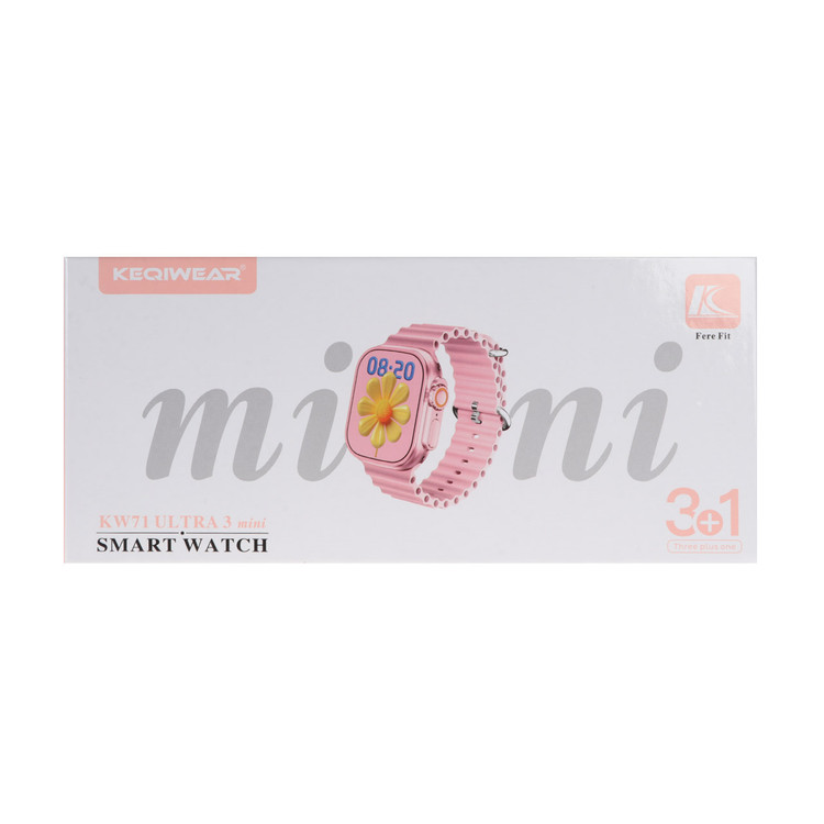 ساعت هوشمند KEQIWEAR مدل KW71 ULTRA3 MINI به همراه بند اضافه (درجه یک)