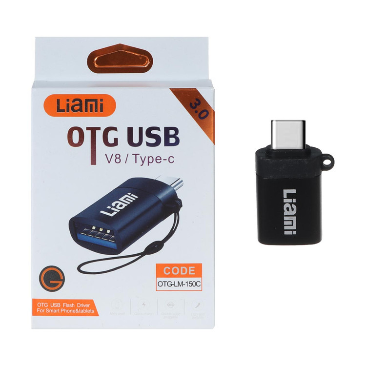 تبدیل otg سرعت بالا Liami Type-C To USB3.0 مدل OTG-LM 150C
