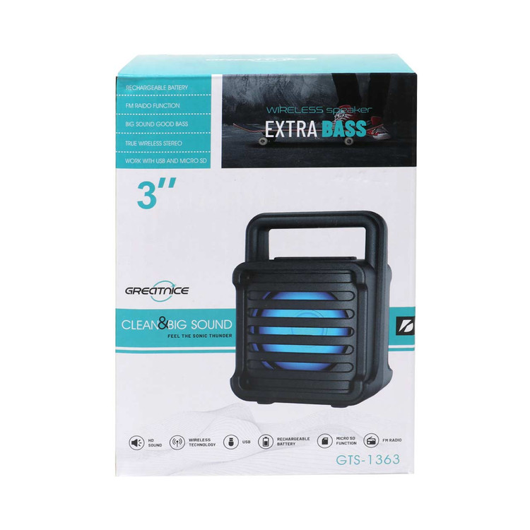 اسپیکر بلوتوثیExtra BASS GTS-1363