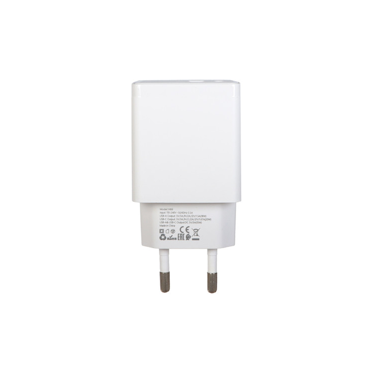 شارژر دیواری فست دو پورت VABI مدل H66 20W