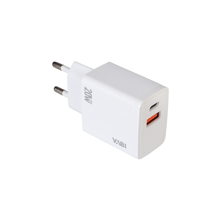 شارژر دیواری فست دو پورت VABI مدل H66 20W