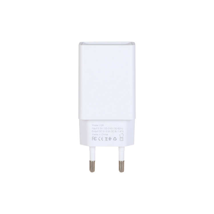 شارژر دیواری فست تک پورت VABI مدل H39B 18W به همراه کابل شارژ Type-C