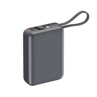 پاوربانک PD و فست شارژ QCY 20000mAh مدل PB20A 45W - خاکستری (گارانتی 18 ماهه)