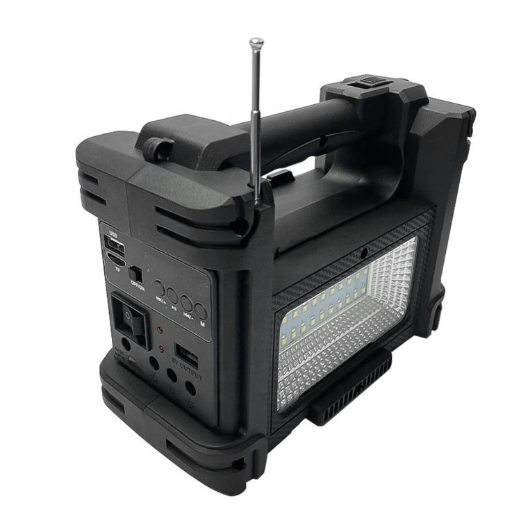 اسپیکر چراغ دار و پاوراستیشن Big Sound مدل KTS-1446 + پنل خورشیدی