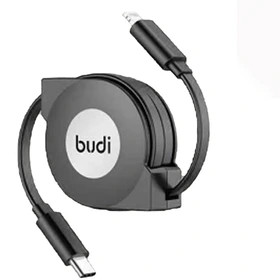 کابل فست شارژ جمع شونده USB-C به لایتنینگ بودی مدل Budi DC233TL10B توان 20 وات