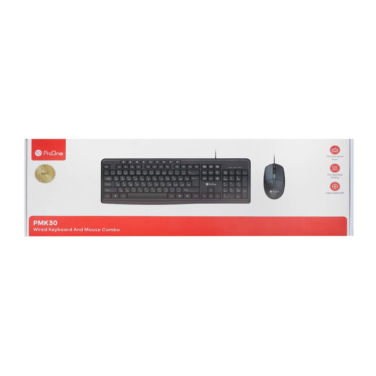 ماوس و کیبورد باسیم ProOne مدل PMK30