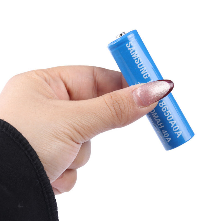 باتری لیتیومی شارژی Samsung 18650 3000mAh (نوک دار) بسته 2 عددی