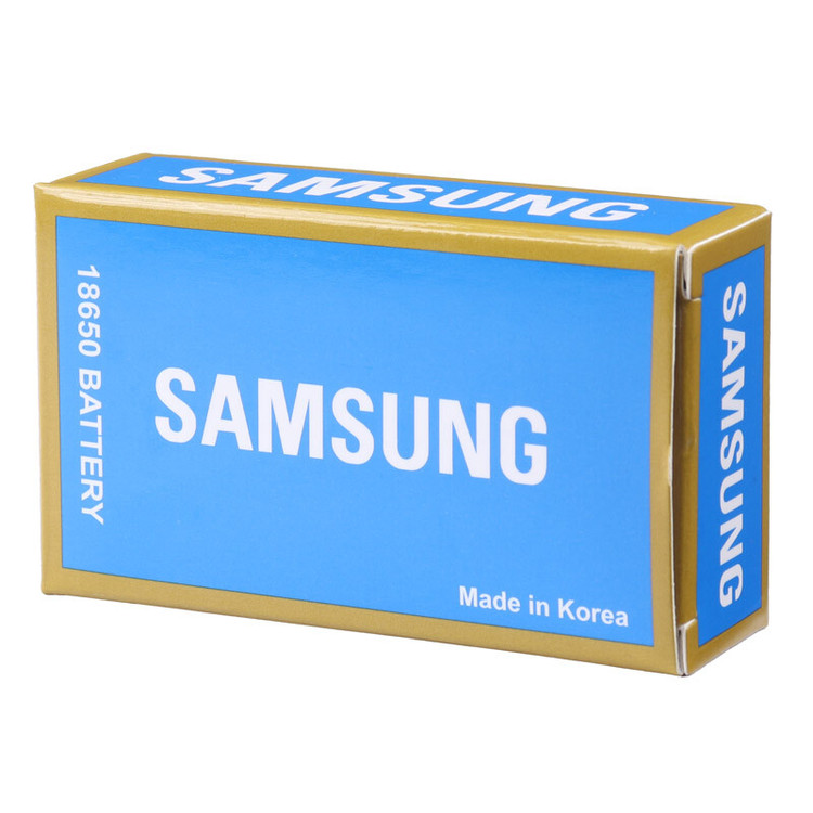 باتری لیتیومی شارژی Samsung 18650 3000mAh (نوک دار) بسته 2 عددی