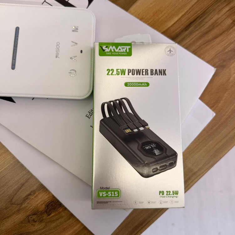 پاوربانک 20 هزار 22.5 وات وی اسمارت VSMART VS515