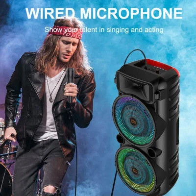 اسپیکر بوم باکس چمدانی Sing-E ZQS8276 + میکروفون و ریموت