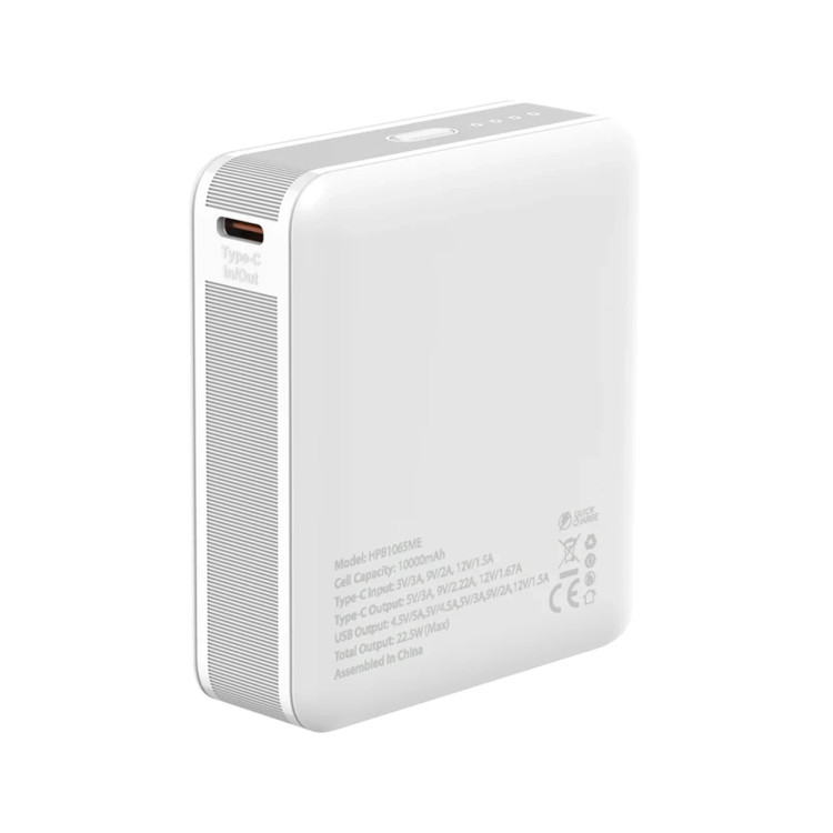 پاوربانک Hatron 22.5W 10000mAh مدل HPB1065ME (گارانتی یک ساله هترون)