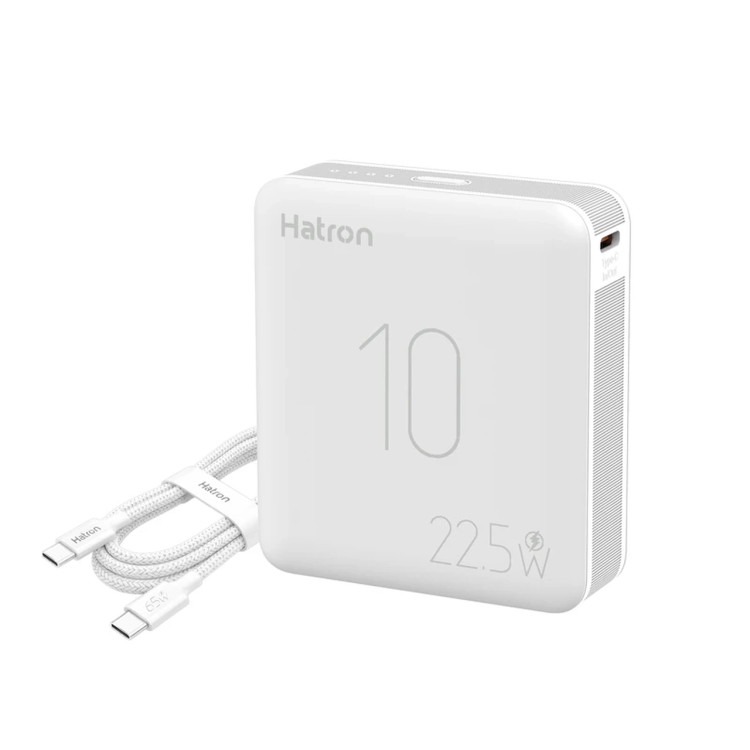 پاوربانک Hatron 22.5W 10000mAh مدل HPB1065ME (گارانتی یک ساله هترون)