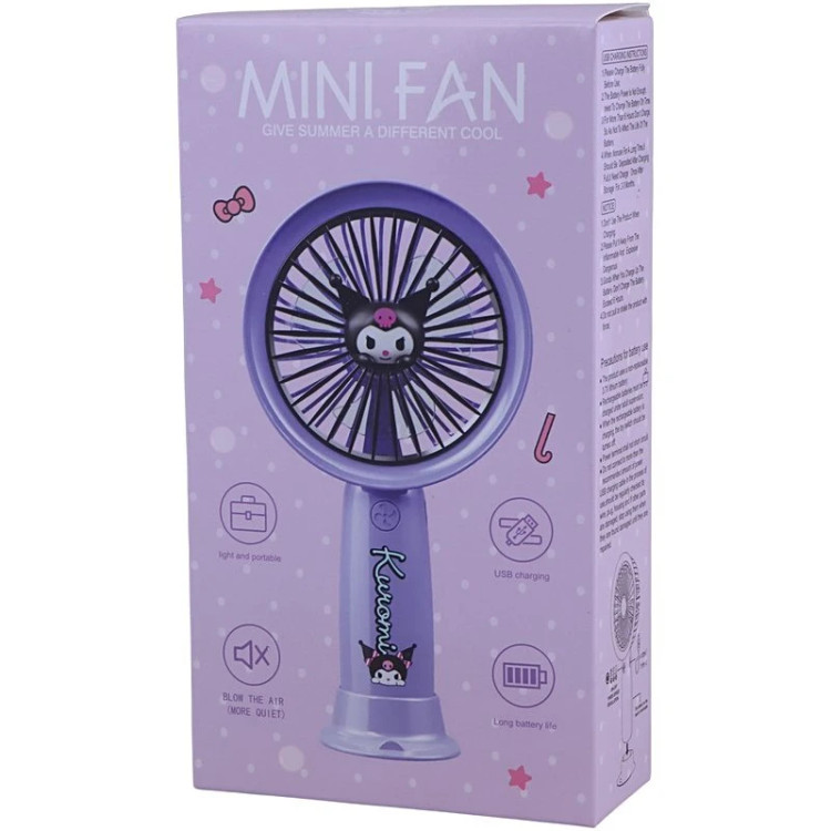 پنکه رومیزی شارژی Mini fan SD-02 (باد قوی و خنک)