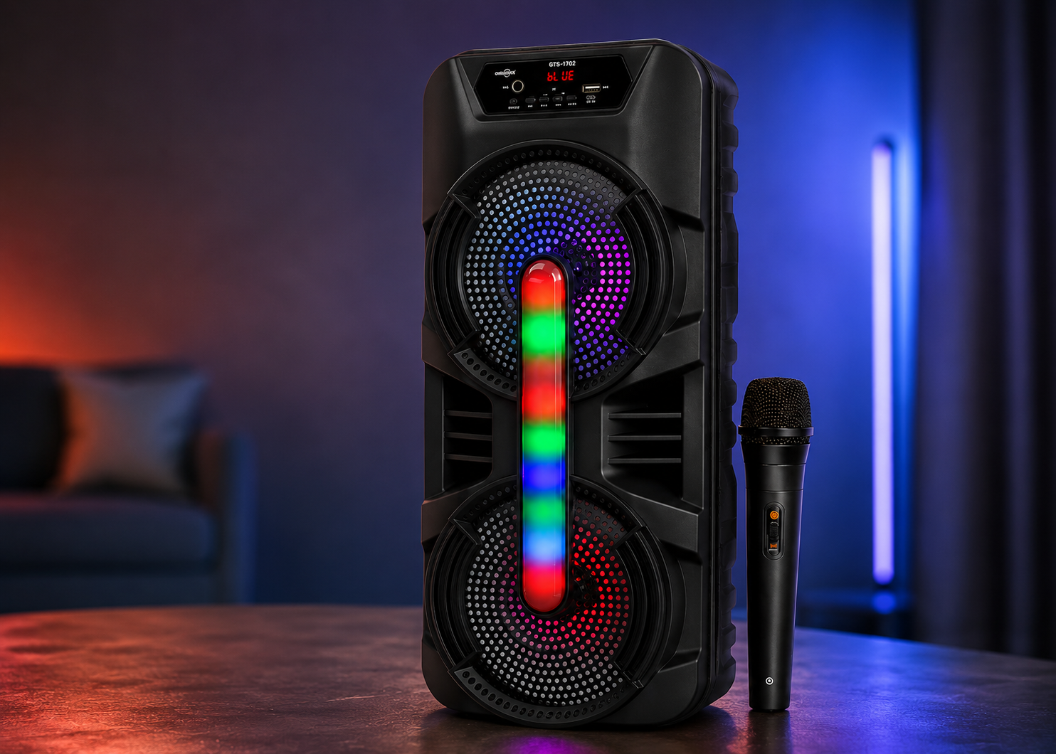 اسپیکر چمدانی بلوتوثی گریت نایس GTS-1702 + میکروفون